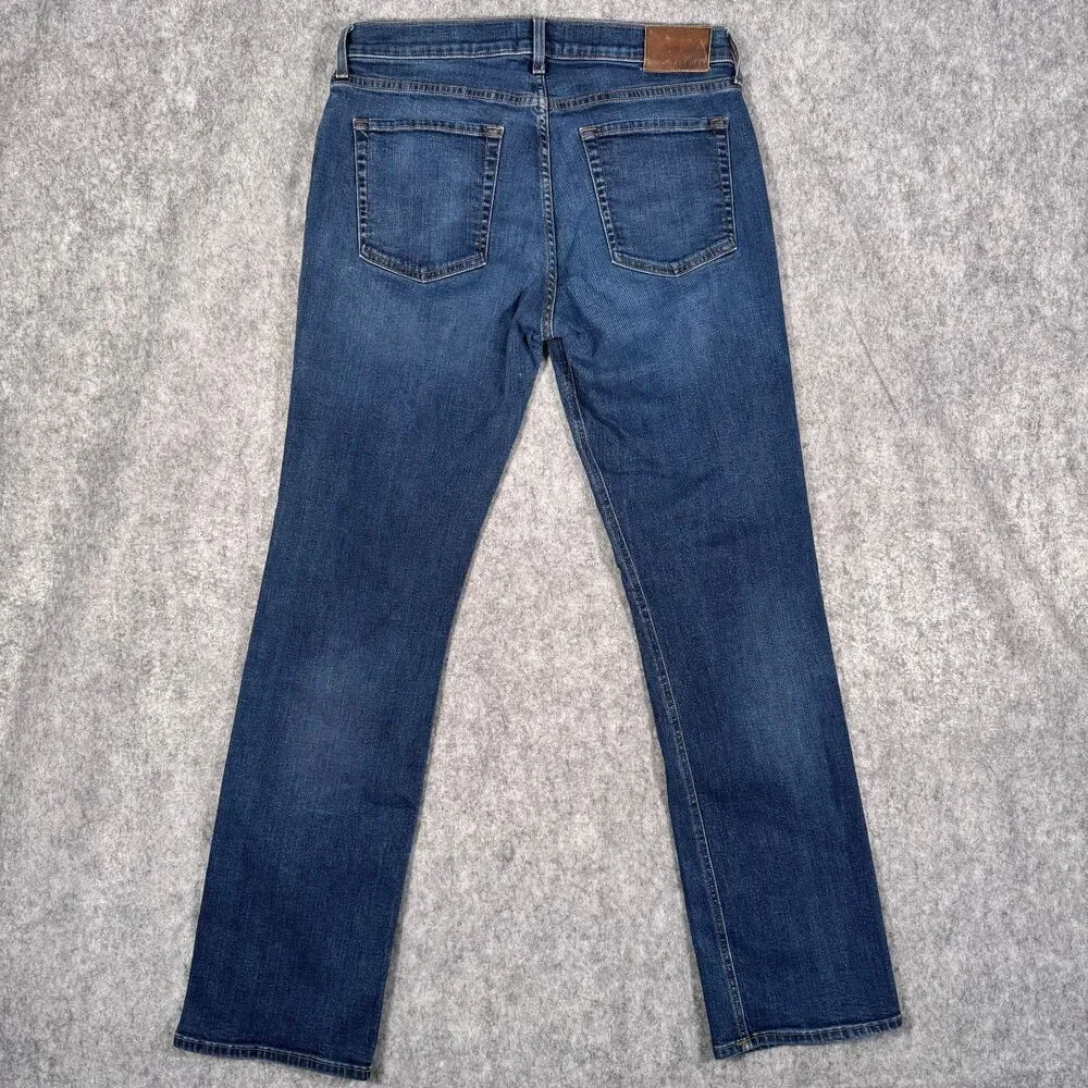 Tecovas Jeans Men’s 33x32 Measures 31x31 Blue Slim Fit Straight Leg Western
